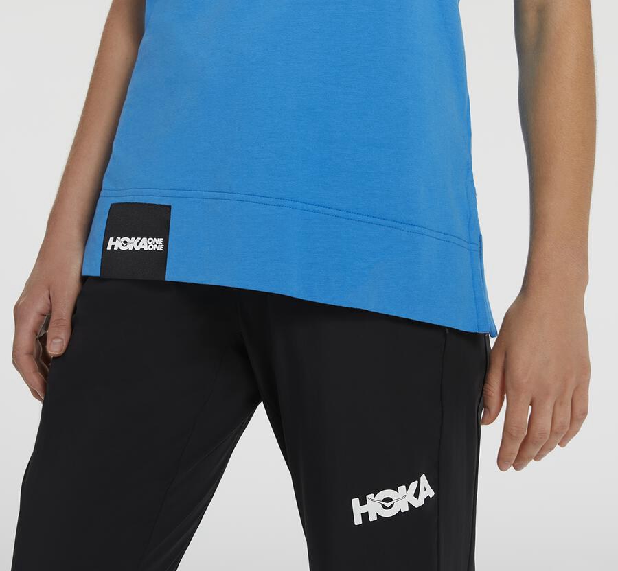 Hoka One One Košele Damske Modre - Brand - 67534-ANPQ